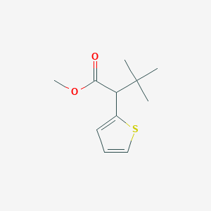 Methyl 3,3-dimethyl-2-thiophen-2-ylbutanoate