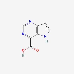 5H-pyrrolo[3,2-d]pyrimidine-4-carboxylic acid