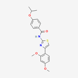 N-(4-(2,4-dimethoxyphenyl)thiazol-2-yl)-4-isopropoxybenzamide