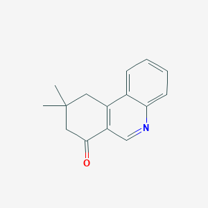 molecular formula C15H15NO B2930761 9,9-dimethyl-9,10-dihydro-7(8H)-phenanthridinone CAS No. 70062-80-5