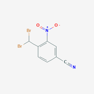 4-(Dibromomethyl)-3-nitrobenzonitrile