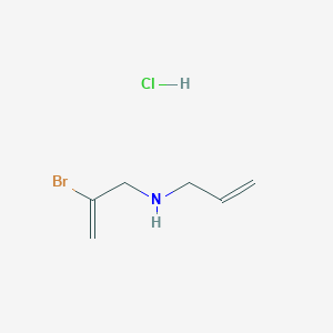 molecular formula C6H11BrClN B2930791 N-allyl-2-bromo-2-propen-1-amine hydrochloride CAS No. 1432026-86-2