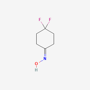 molecular formula C6H9F2NO B2930793 N-(4,4-difluorocyclohexylidene)hydroxylamine CAS No. 2021983-28-6