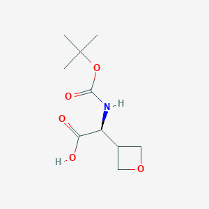 (2S)-2-{[(tert-butoxy)carbonyl]amino}-2-(oxetan-3-yl)acetic acid