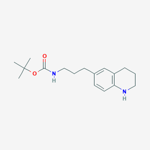 Tert-butyl N-[3-(1,2,3,4-tetrahydroquinolin-6-yl)propyl]carbamate