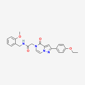 2-[2-(4-ethoxyphenyl)-4-oxopyrazolo[1,5-a]pyrazin-5(4H)-yl]-N-(2-methoxybenzyl)acetamide