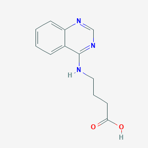 molecular formula C12H13N3O2 B2930868 4-(喹唑啉-4-基氨基)丁酸 CAS No. 405920-58-3