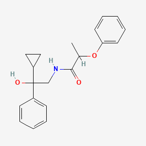 N-(2-cyclopropyl-2-hydroxy-2-phenylethyl)-2-phenoxypropanamide