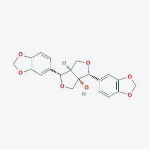 molecular formula C20H18O7 B029309 泡桐素 CAS No. 13040-46-5