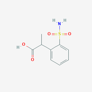 2-(2-Sulfamoylphenyl)propanoic acid