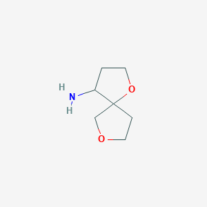 1,7-Dioxaspiro[4.4]nonan-4-amine