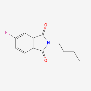 molecular formula C12H12FNO2 B2930927 2-butyl-5-fluoro-1H-isoindole-1,3(2H)-dione CAS No. 351992-03-5