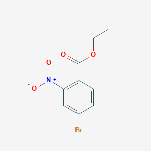 molecular formula C9H8BrNO4 B2930943 4-溴-2-硝基苯甲酸乙酯 CAS No. 528872-23-3
