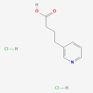molecular formula C9H13Cl2NO2 B2930946 4-(Pyridin-3-yl)butanoic acid dihydrochloride CAS No. 1803609-16-6
