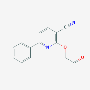 4-Methyl-2-(2-oxopropoxy)-6-phenylnicotinonitrile