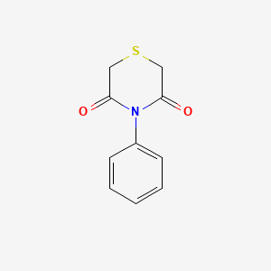 molecular formula C10H9NO2S B2930991 4-Phenylthiomorpholine-3,5-dione CAS No. 130968-47-7