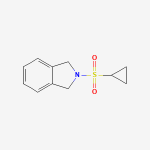 molecular formula C11H13NO2S B2931033 2-(Cyclopropylsulfonyl)isoindoline CAS No. 2034461-71-5