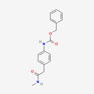 Benzyl (4-(2-(methylamino)-2-oxoethyl)phenyl)carbamate
