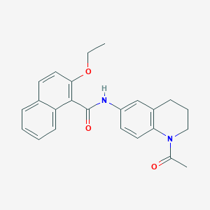 N-(1-acetyl-3,4-dihydro-2H-quinolin-6-yl)-2-ethoxynaphthalene-1-carboxamide