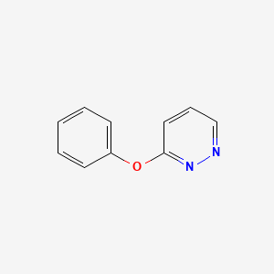 molecular formula C10H8N2O B2931075 3-Phenoxypyridazine CAS No. 5639-03-2