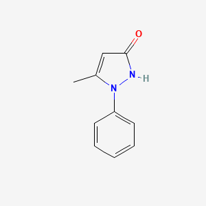 molecular formula C10H10N2O B2931084 5-甲基-1-苯基-1H-吡唑-3-醇 CAS No. 14575-62-3