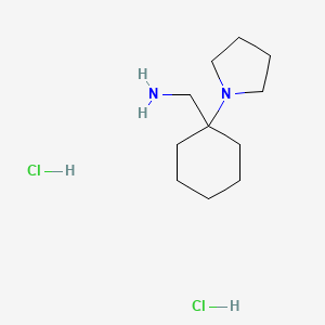 1-[1-(1-Pyrrolidinyl)cyclohexyl]methanamine dihydrochloride