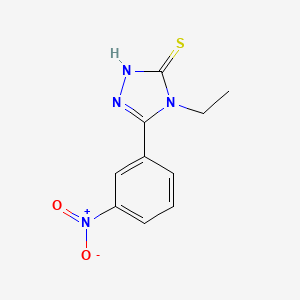 4-ethyl-5-(3-nitrophenyl)-4H-1,2,4-triazole-3-thiol