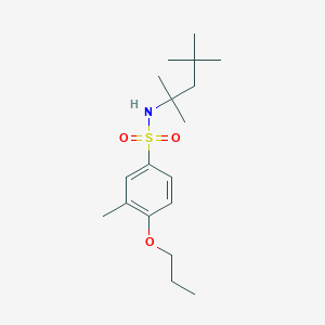 [(3-Methyl-4-propoxyphenyl)sulfonyl](1,1,3,3-tetramethylbutyl)amine