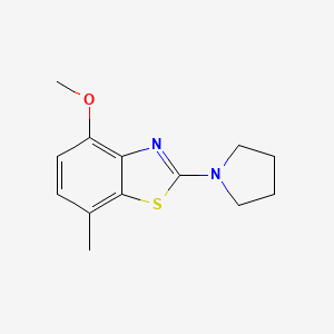 4-Methoxy-7-methyl-2-pyrrolidin-1-yl-1,3-benzothiazole