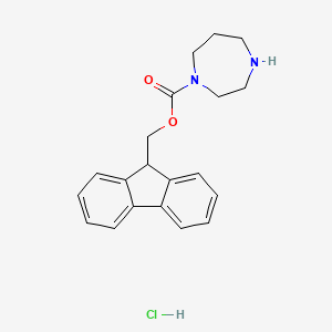 (9H-Fluoren-9-yl)methyl 1,4-diazepane-1-carboxylate hydrochloride