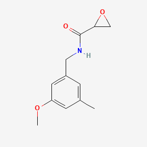 N-[(3-Methoxy-5-methylphenyl)methyl]oxirane-2-carboxamide