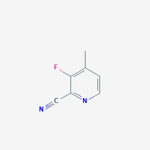 molecular formula C7H5FN2 B2931165 3-Fluoro-4-methylpyridine-2-carbonitrile CAS No. 312904-99-7