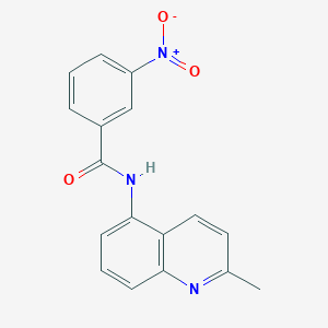 N-(2-methylquinolin-5-yl)-3-nitrobenzamide