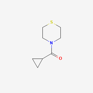 molecular formula C8H13NOS B2931184 4-cyclopropanecarbonylthiomorpholine CAS No. 902073-19-2