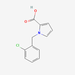 molecular formula C12H10ClNO2 B2931194 1-(2-Chlorobenzyl)-1H-pyrrole-2-carboxylic acid CAS No. 702670-43-7