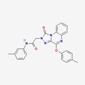 2-(1-oxo-4-(p-tolyloxy)-[1,2,4]triazolo[4,3-a]quinoxalin-2(1H)-yl)-N-(m-tolyl)acetamide
