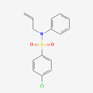 molecular formula C15H14ClNO2S B2931236 N-allyl-4-chloro-N-phenylbenzenesulfonamide CAS No. 2514-66-1
