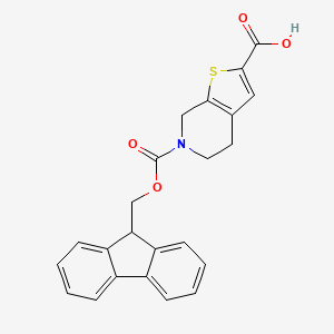 6-(9H-Fluoren-9-ylmethoxycarbonyl)-5,7-dihydro-4H-thieno[2,3-c]pyridine-2-carboxylic acid