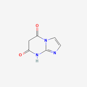 molecular formula C6H5N3O2 B2931251 Imidazo[1,2-a]pyrimidine-5,7(6H,8H)-dione CAS No. 1366126-57-9