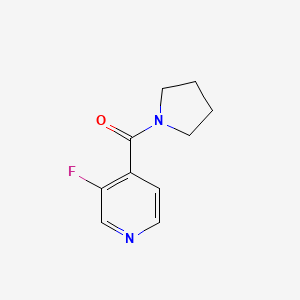 molecular formula C10H11FN2O B2931275 3-Fluoro-4-(pyrrolidine-1-carbonyl)pyridine CAS No. 1491026-19-7