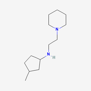3-Methyl-N-[2-(piperidin-1-YL)ethyl]cyclopentan-1-amine
