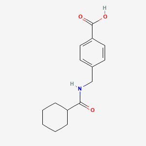 4-[(Cyclohexylformamido)methyl]benzoic acid