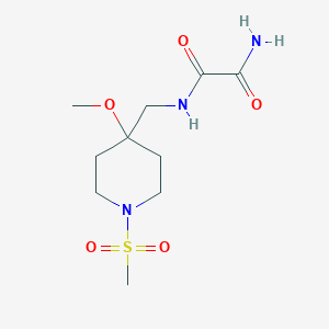 N'-[(1-methanesulfonyl-4-methoxypiperidin-4-yl)methyl]ethanediamide