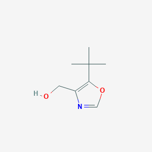 molecular formula C8H13NO2 B2931362 [5-(叔丁基)恶唑-4-基]甲醇 CAS No. 930591-55-2