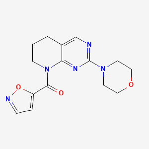 isoxazol-5-yl(2-morpholino-6,7-dihydropyrido[2,3-d]pyrimidin-8(5H)-yl)methanone