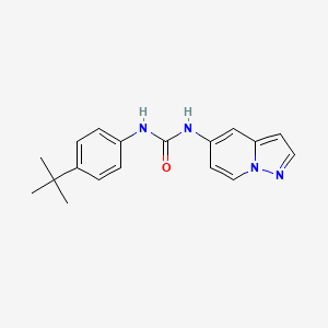 molecular formula C18H20N4O B2931419 1-(4-(叔丁基)苯基)-3-(吡唑并[1,5-a]吡啶-5-基)脲 CAS No. 2034548-65-5