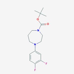Tert-butyl 4-(3,4-difluorophenyl)-1,4-diazepane-1-carboxylate