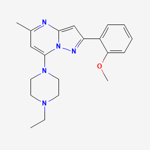 7-(4-Ethylpiperazin-1-yl)-2-(2-methoxyphenyl)-5-methylpyrazolo[1,5-a]pyrimidine