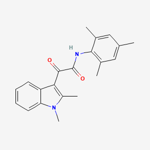 2-(1,2-dimethyl-1H-indol-3-yl)-N-mesityl-2-oxoacetamide