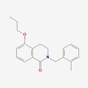2-(2-methylbenzyl)-5-propoxy-3,4-dihydroisoquinolin-1(2H)-one